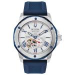Bulova Men's Marine Star Automatic Watch, Blue Strap