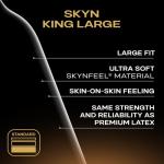 SKYN King Large Non-Latex Condoms for Comfort