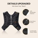 PACEARTH Adjustable Weighted Vest for Workouts