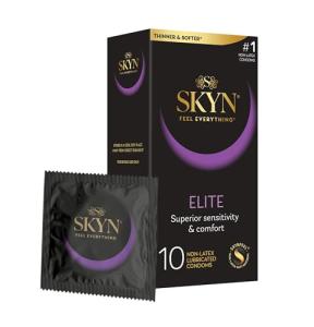 SKYN Elite Ultra-Thin Latex-Free Condoms, 10 Count