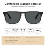 CARFIA Retro Polarized Men's Sunglasses - UV Protection