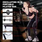 Pilates Bar Kit with Resistance Bands and Rollers
