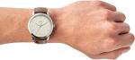 Fossil Men's Minimalist Quartz Leather & Steel Watch