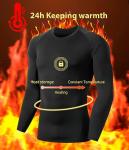 5 Pack Men's Thermal Compression Long Sleeve Shirts