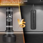 Freestanding 70'' Punching Bag with Gloves and Pump