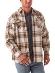 Men's Sherpa Lined Shirt Jacket - Birch, XL