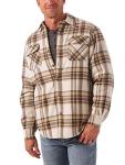 Men's Sherpa Lined Shirt Jacket - Birch, XL