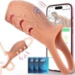 Vibrating Penis Sleeve and Ring for Men