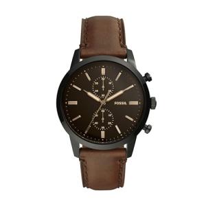 Fossil Men's Townsman Chronograph Watch - Black/Brown