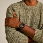 Fossil Men's Townsman Chronograph Watch - Black/Brown