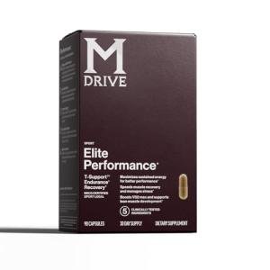 Mdrive Elite Testosterone Booster for Men, 90 Capsules