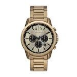 Armani Exchange Men's Chronograph Bronze Gold Watch