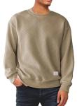Dokotoo Men’s Stylish Lightweight Crewneck Sweatshirt