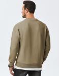 Dokotoo Men’s Stylish Lightweight Crewneck Sweatshirt