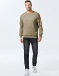 Dokotoo Men’s Stylish Lightweight Crewneck Sweatshirt