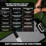 EVO Portable Home Gym with 8 Resistance Bands