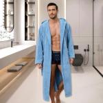 Men's Hooded Bathrobe - Soft, Quick Dry & Warm