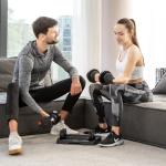 VIVOHOME Adjustable Dumbbell Set with Tray