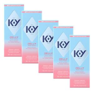 K-Y Jelly Classic Water-Based Personal Lubricant (5 Pack)
