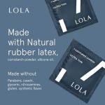 LOLA Ultra Thin Latex Condoms with Lube - 24 Count