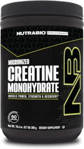 NutraBio Pure Micronized Creatine Powder, Unflavored