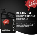 Wet Platinum Silicone Personal Lubricant - Ultra Slick