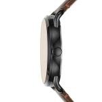 Fossil Men's Copeland Black Leather and Steel Watch