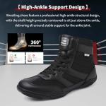 Men's High Top Wrestling and Weightlifting Shoes