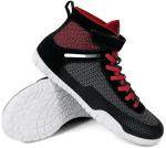 Men's Black/Red Weight Lifting Deadlift Shoes
