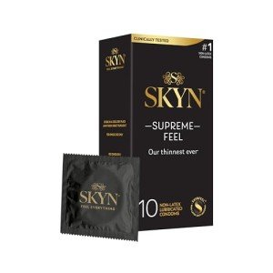 SKYN Supreme Ultra-Thin Non-Latex Condoms - 10 Count