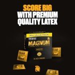 TROJAN Magnum Large Lubricated Condoms, 36 Count