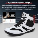 Men's High Top Wrestling Shoes for Weightlifting