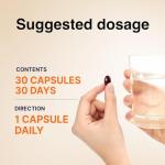 Korean Red Ginseng Extract Capsules for Energy & Focus