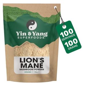 Organic Lion's Mane Mushroom Powder for Cognitive Support