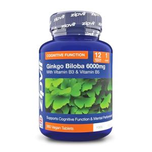 Ginkgo Biloba 6000mg with B Vitamins, 360 Tablets
