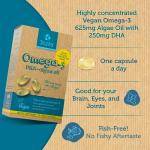 Vegan Algae Omega 3 Supplement for Brain Health