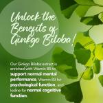 Ginkgo Biloba 6000mg with B Vitamins, 360 Tablets