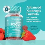 Focus Gummies: Ashwagandha, Lion's Mane & B12 Support