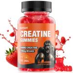 Vegan Creatine Gummies with BCAAs - 60 Count