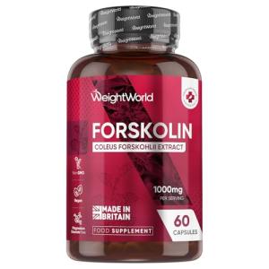 Forskolin 1000mg Vegan Capsules - Keto Friendly