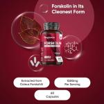 Forskolin 1000mg Vegan Capsules - Keto Friendly