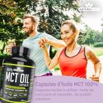 MCT Oil Capsules 1200mg - Energy & Metabolism Boost