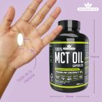 MCT Oil Capsules 1200mg - Energy & Metabolism Boost