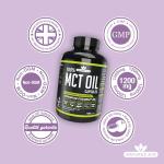 MCT Oil Capsules 1200mg - Energy & Metabolism Boost