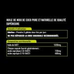 MCT Oil Capsules 1200mg - Energy & Metabolism Boost