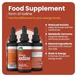 Natural Iodine Supplement for Energy & Mood 675mcg