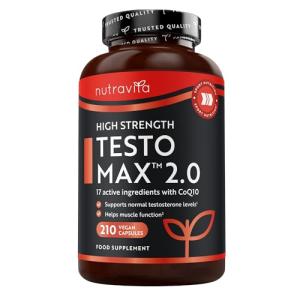Nutravita Men's Test Booster - 210 Vegan Capsules