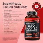 Nutravita Men's Test Booster - 210 Vegan Capsules