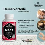 Maca Root Capsules - Natural Libido & Testosterone Booster