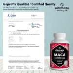 Maca Root Capsules - Natural Libido & Testosterone Booster